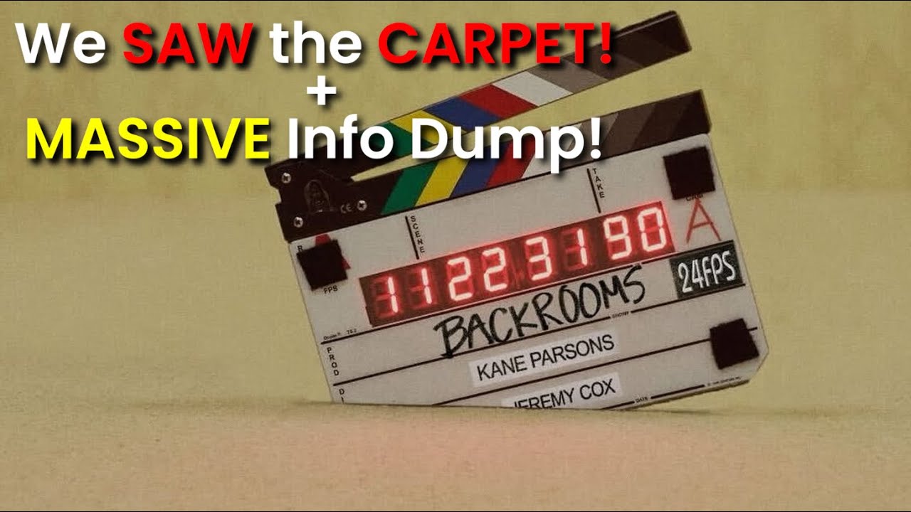 We FINALLY Saw the CARPET! + MORE Movie Info! | The Backrooms Movie Analysis