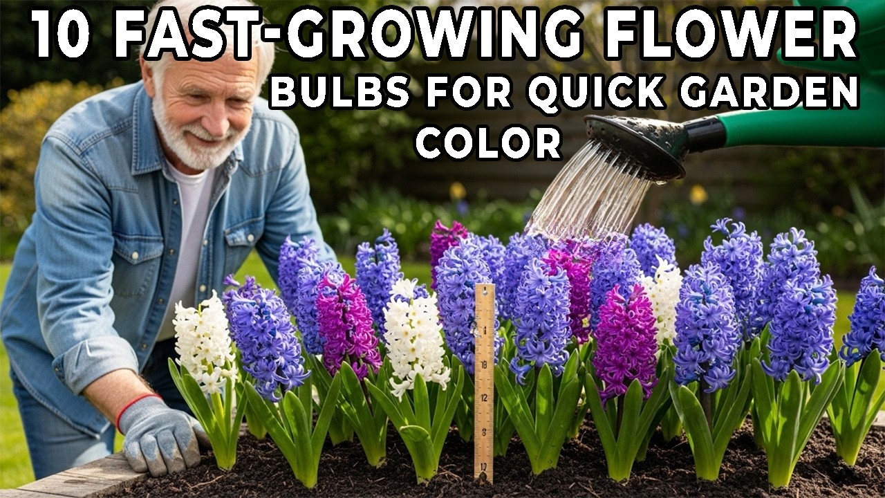 10 Fast-Growing Flower Bulbs for Quick Garden Color