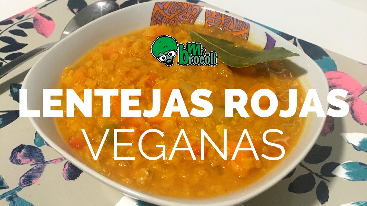 Lentejas Rojas con Calabaza Veganas | Mr. Brocoli