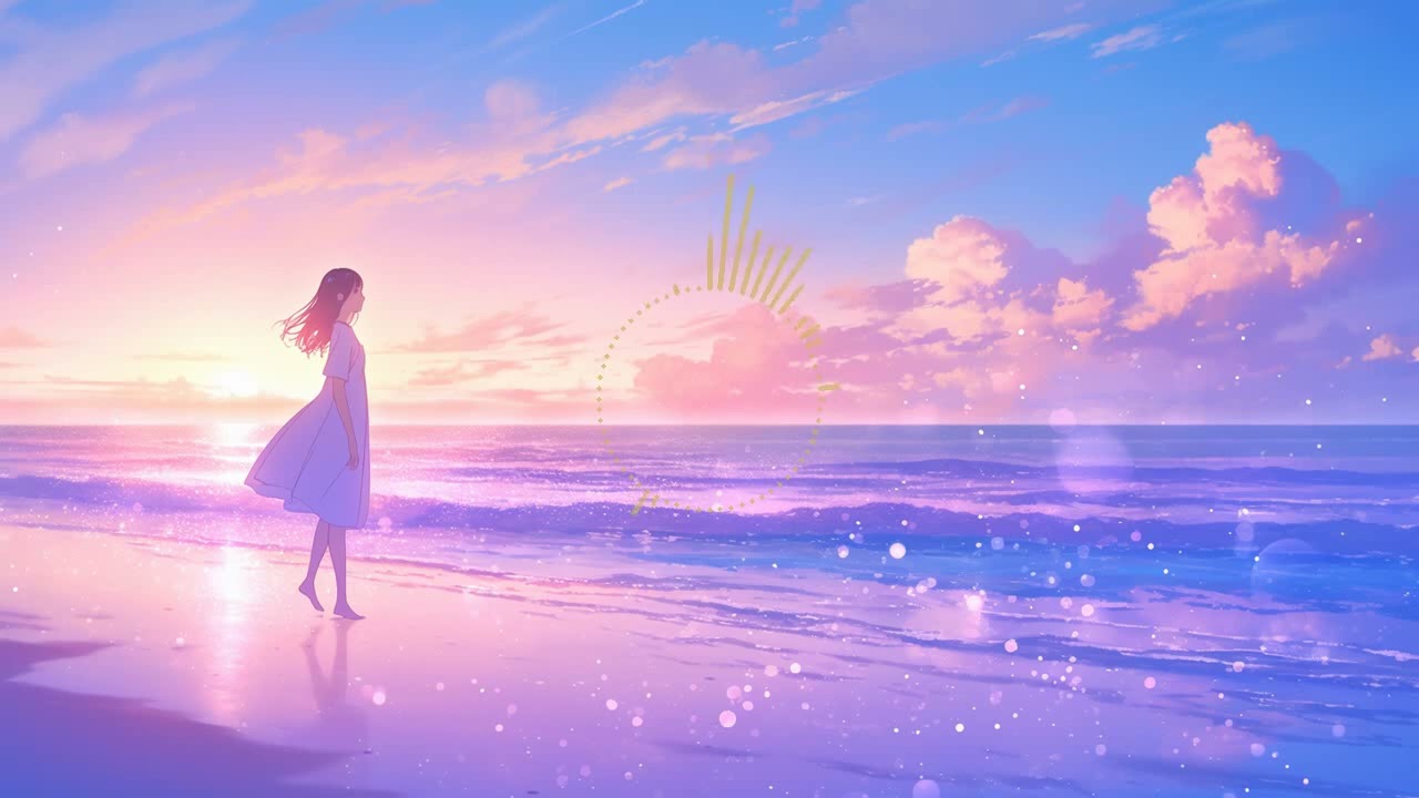 Current Unfolding Inward | Ambient Ocean Waves & Dreamy Reverb for Relaxation