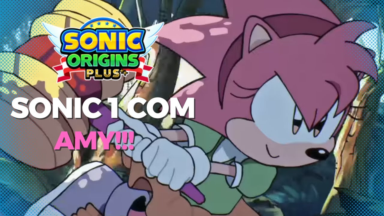 SONIC ORIGINS PLUS gameplay AMY ROSE (#sonic 1) | Cortes do Waka