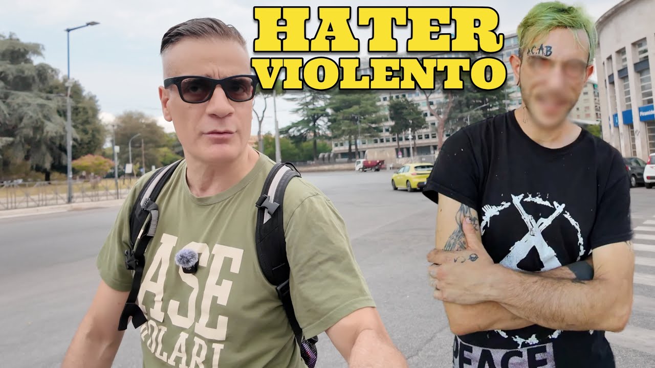 la follia di un Hater Violento mi colpisce mentre torno a casa