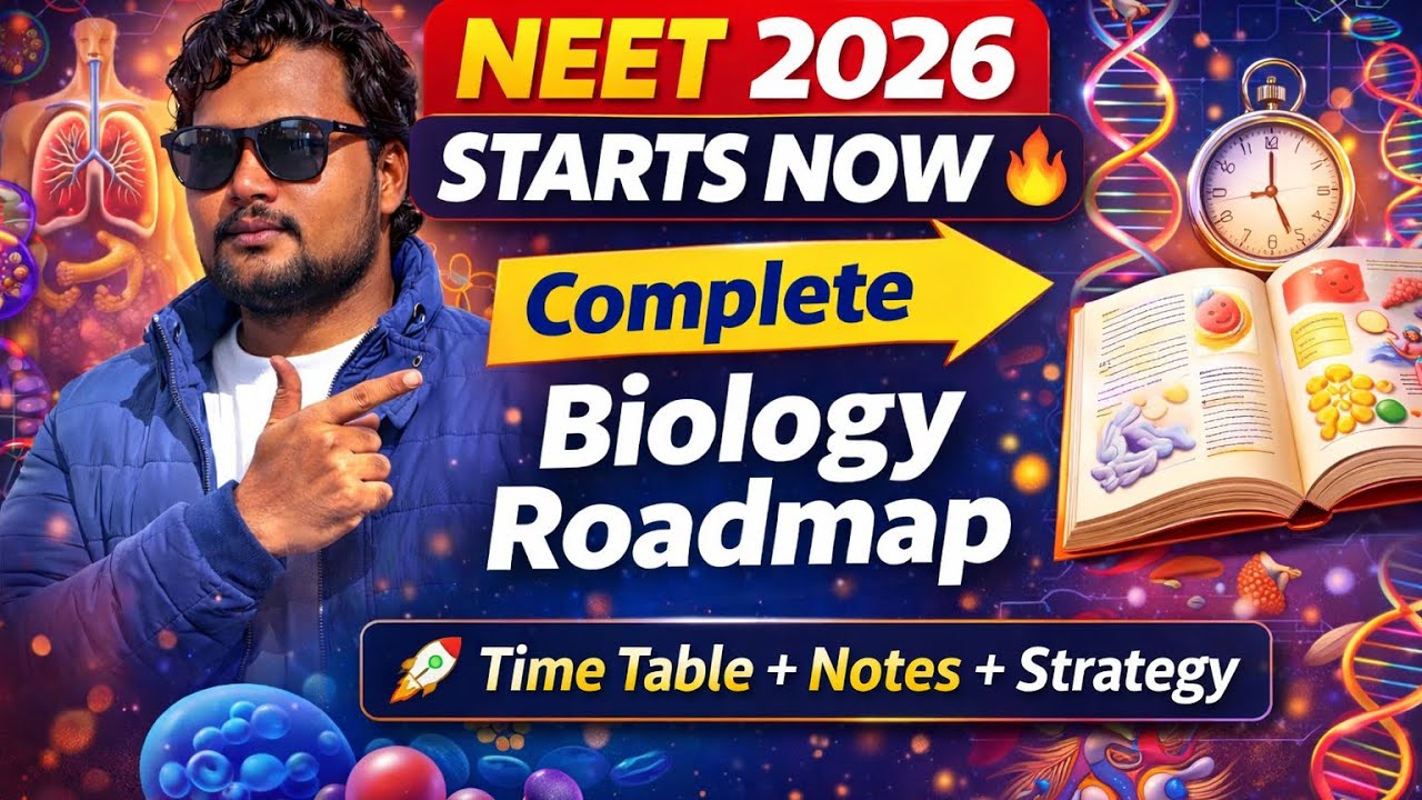 NEET 2026 Biology Strategy 🔥 | Complete Roadmap + Study Plan for 340+