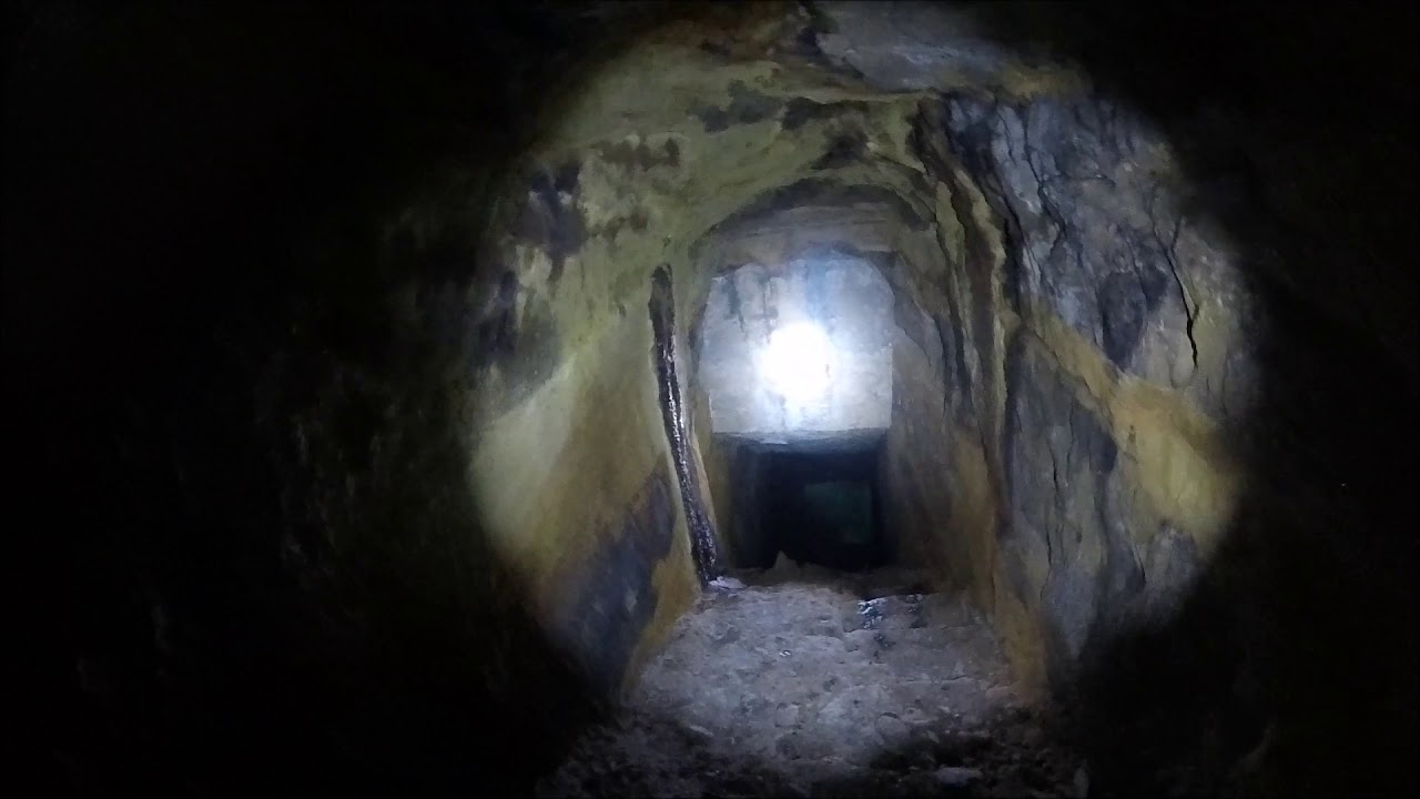 Exploring underwater tunnel and WW2 bunker