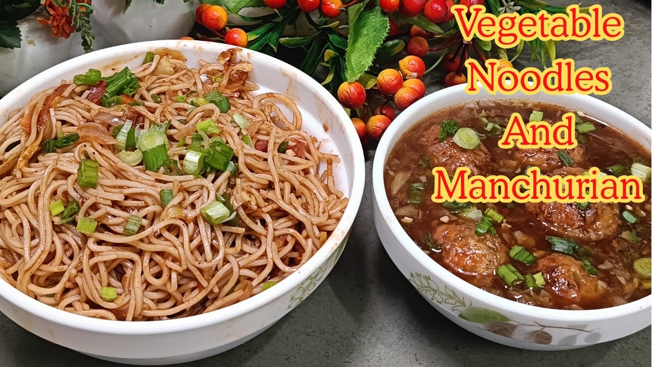 “Restaurant Style Veg Noodles & Manchurian #swetakitchen #chinese #viral #trending #food #ytviral