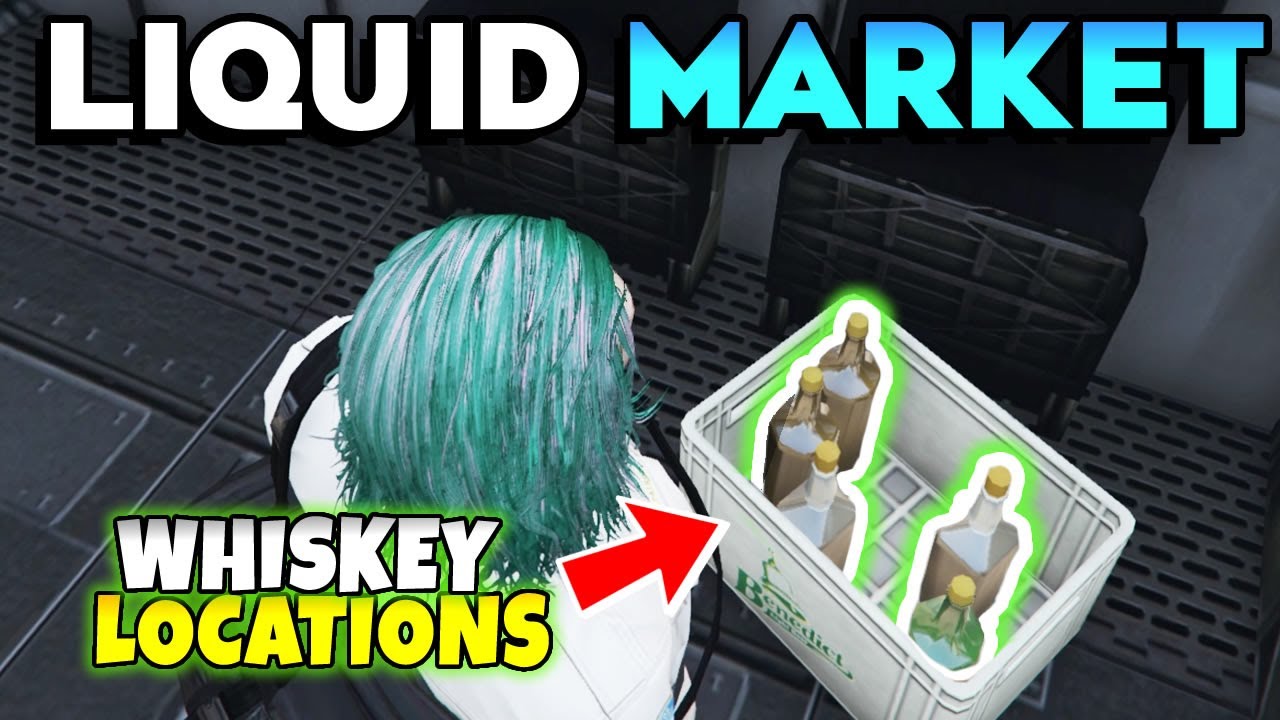 GTA Online Search the scrapyard for the Whiskey Bottles Locations Liquid Market Mr Faber Work