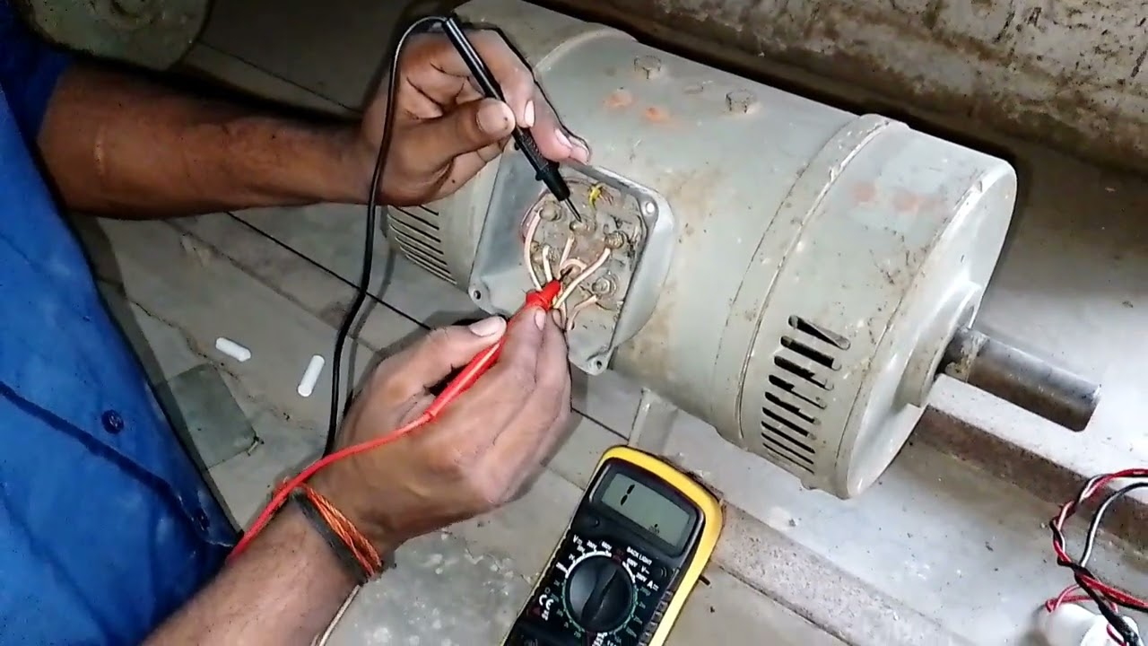 DC compound motor ko terminal ko jaanch kaise karte hain multimeter se