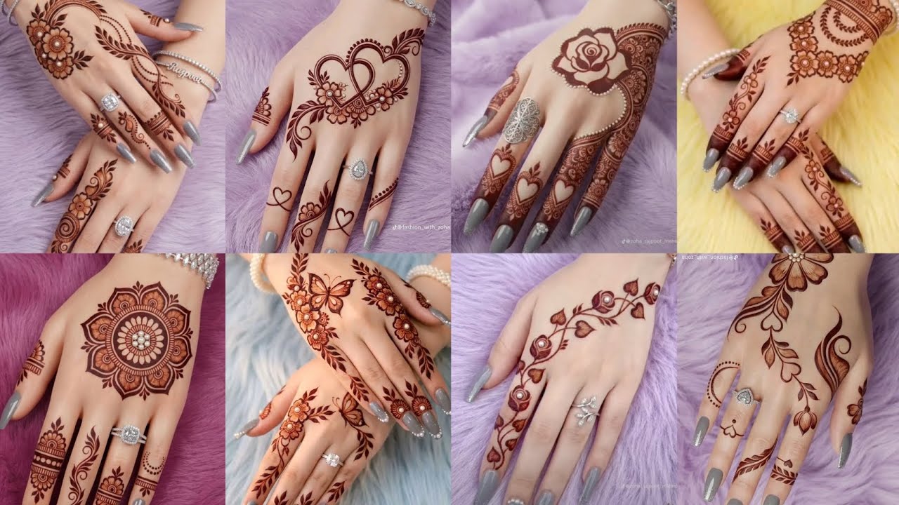 Eid Mehndi Design 2026/Simple Mahndi Design 