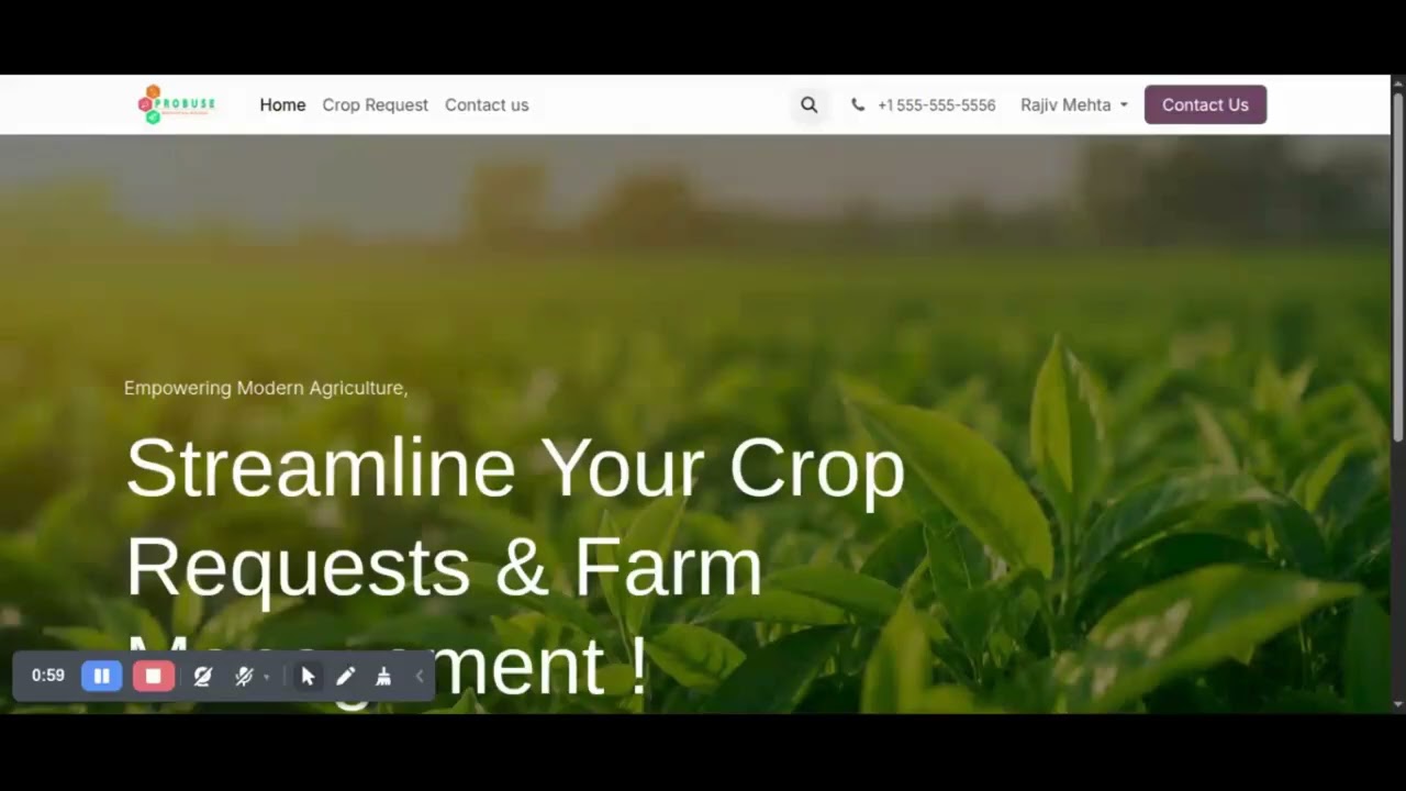 Odoo Agriculture Website | Online Farm & Agricultural Product Management
