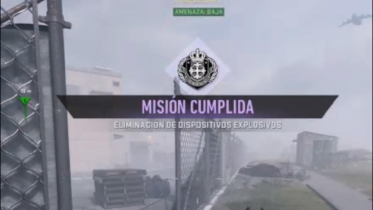 DMZ misión ELIMINACIÓN DE DISPOSITIVOS EXPLOSIVOS