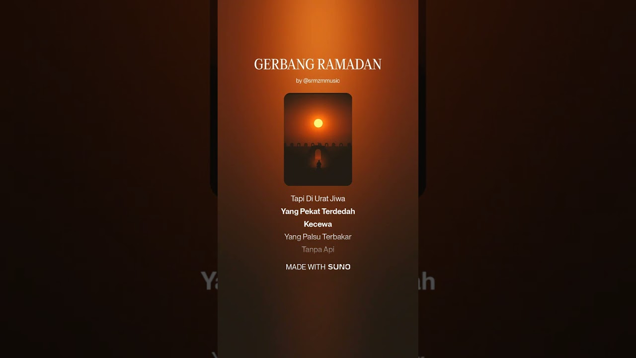 GERBANG RAMADAN - SRMZM Music (Lyrics Video)