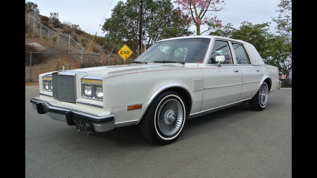 Chrysler Fifth Avenue 1986 года, 1 владелец, кузов M, Mopar 5.2 318 V8, 5th Ave Classic Youngtimer