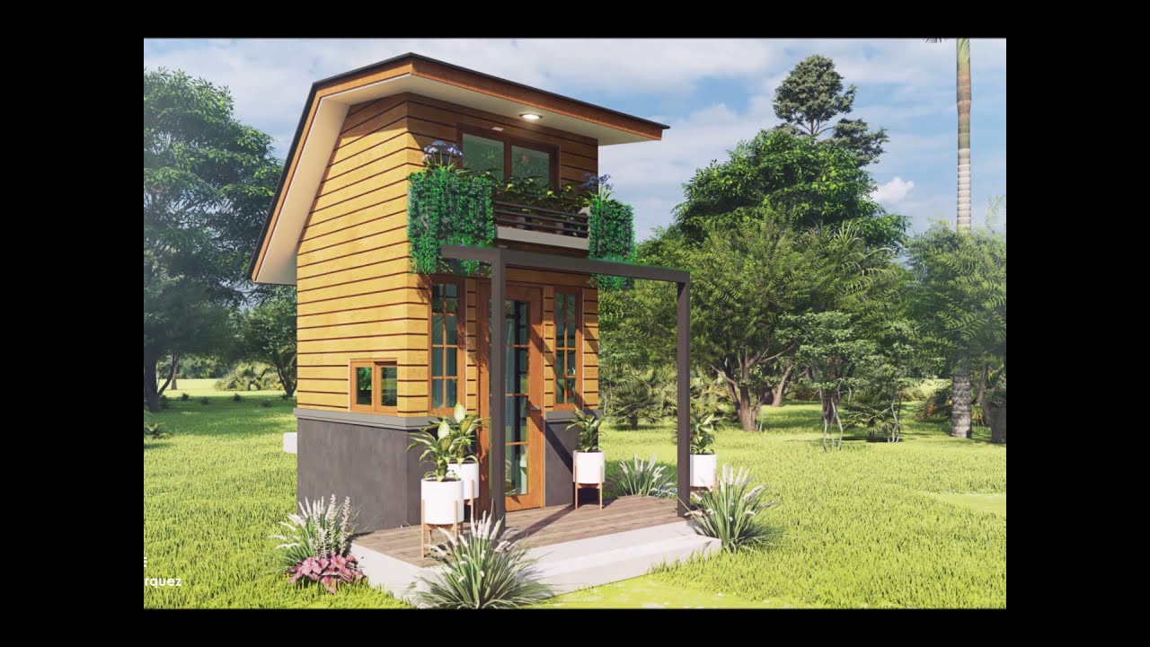 2X2meters (4sq.m) TINY HOUSE