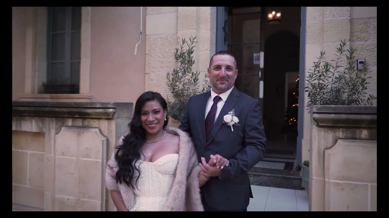 intimate wedding malta cinematic film