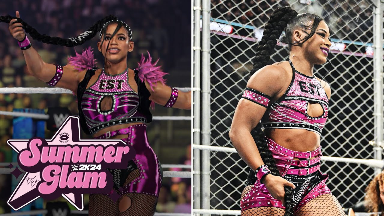 Bianca Belair creates fan’s WWE 2K24 SummerGlam-winning gear design for Survivor Series: WarGames