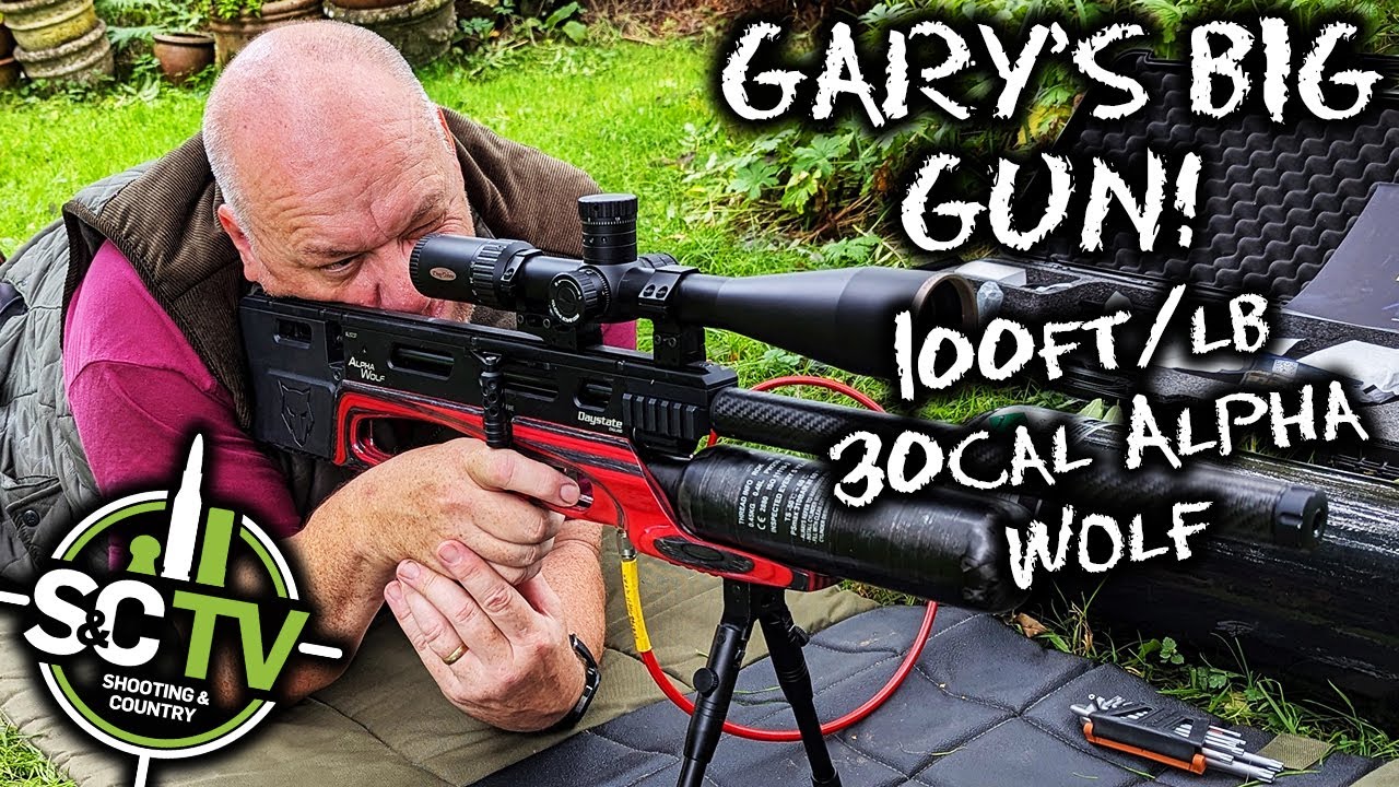 S&C TV | Gary Chillingworth | Shooting the 100ftlb 30cal Alpha Wolf air rifle
