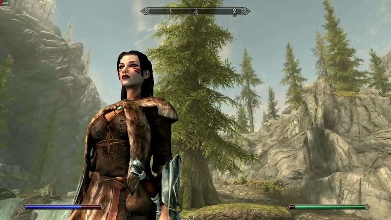 The Elder Scrolls V Skyrim   (Survival Mode)  Just goin for a walk 
