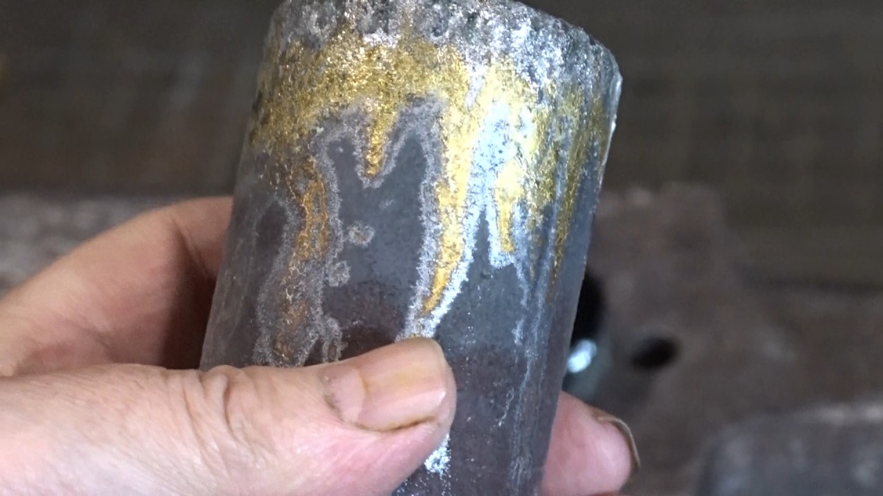 165 Damascus steel from a spring