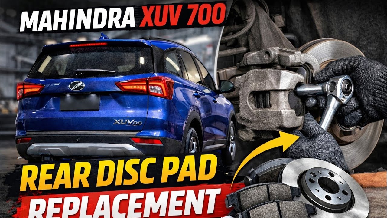 Mahindra xuv 700 Rear , Front disc pad replace 
