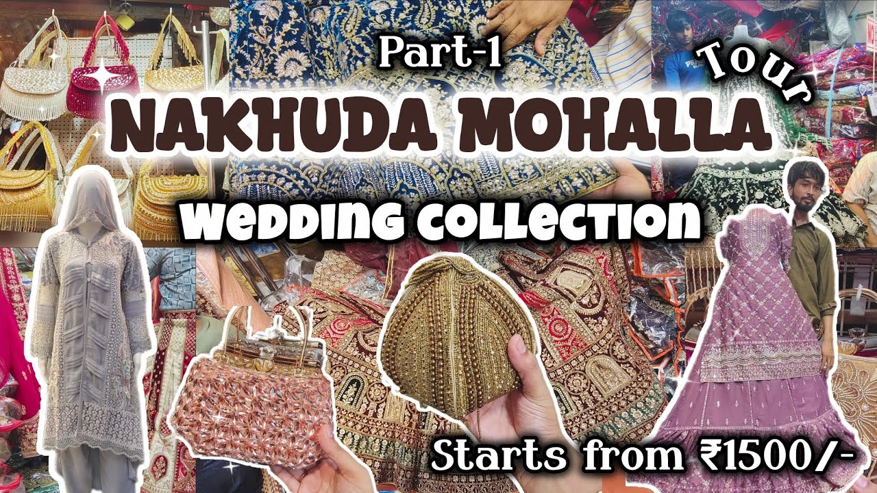 Nakhuda Mohalla Market Part-1🛍️ | Wedding Collection 2025 |#explorepage #hiddengemsmumbai #shopping 