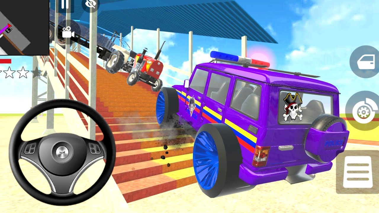 🚔 Modified Police Car Action Fight With Franklin | Indian Theft Auto Gameplay Video 