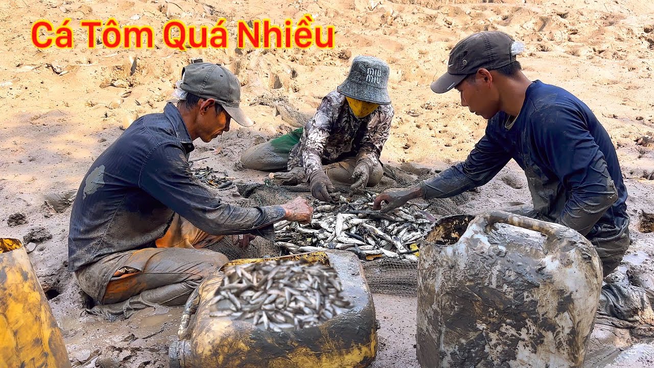 Đẩy Ngọn Không Ngờ Cá Tôm Nhiều Khủng Khiếp Bất Ngờ Tìm Tôm Tích Được Bữa Ăn Ngon