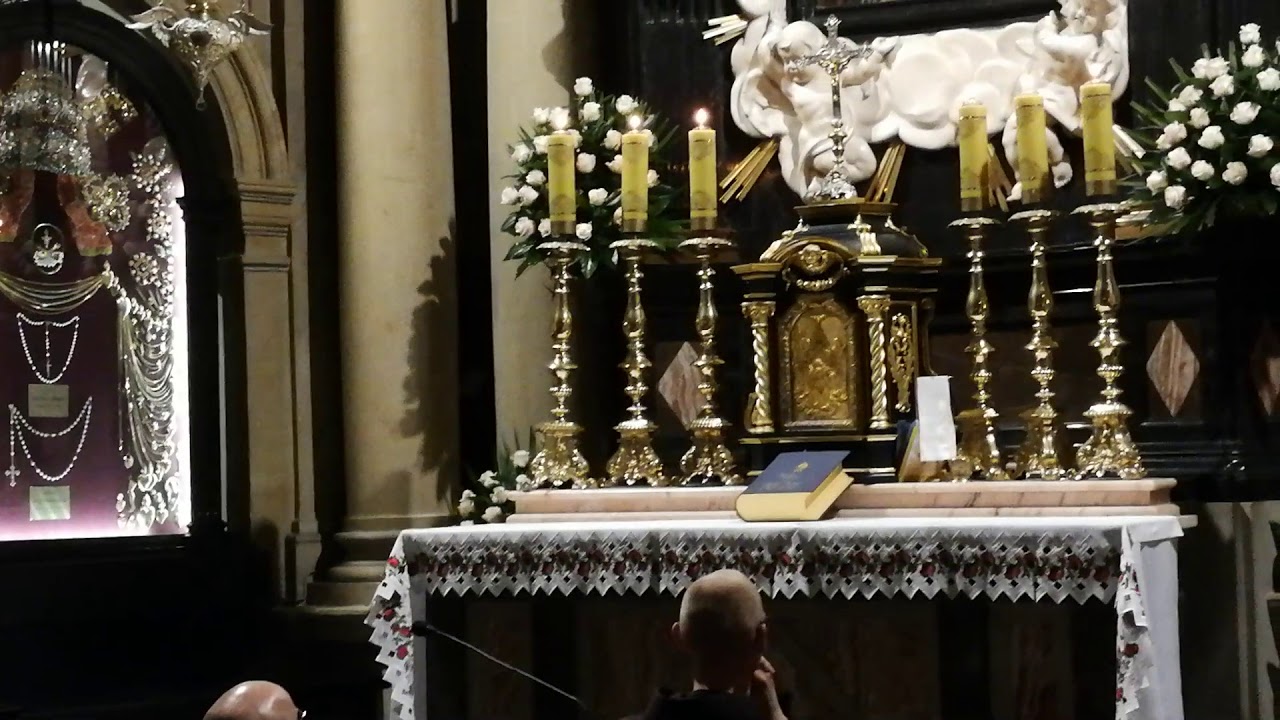 Matka Boska Kalwaryjska, zasłonięcie Obrazu. Kalwaria Zebrzydowska. 2 czerwca 2018 r.