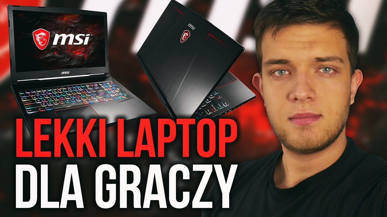 LEKKI laptop do GIER? MSI GE63VR RAIDER GTX 1070 i I7-7700HQ🔥