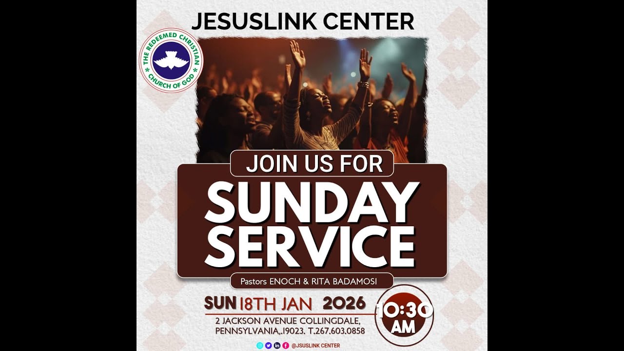 RCCG Jesuslink Center Sunday Service - Jan. 18th, 2026