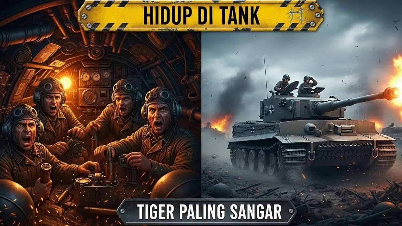 Terkurung di Tiger I: Neraka Baja Panas Saat Dikeroyok Sherman ‼️