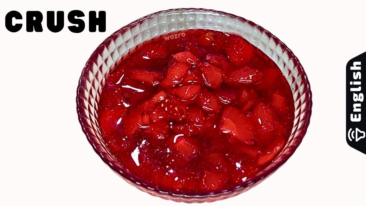 Strawberry crush Recipe | 2 ingredients Strawberry Crush Recipe