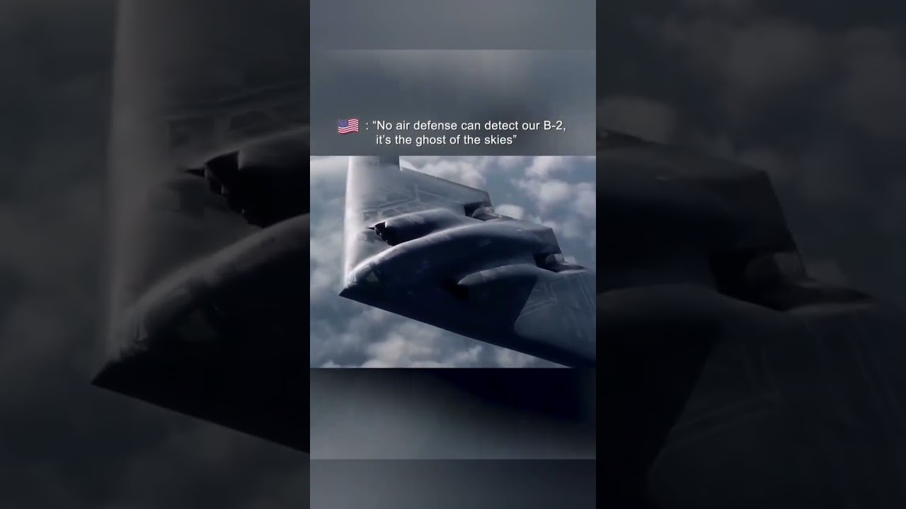 Iran Air defense monitoring a USA B-2 stealth bomber. Showcasing Iran's surveillance capabilities 💀🔥