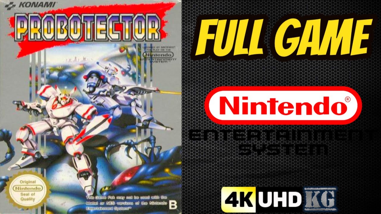 Probotector | NES | 4K60ᶠᵖˢ UHD🔴 | Longplay Walkthrough Playthrough Full Movie Game