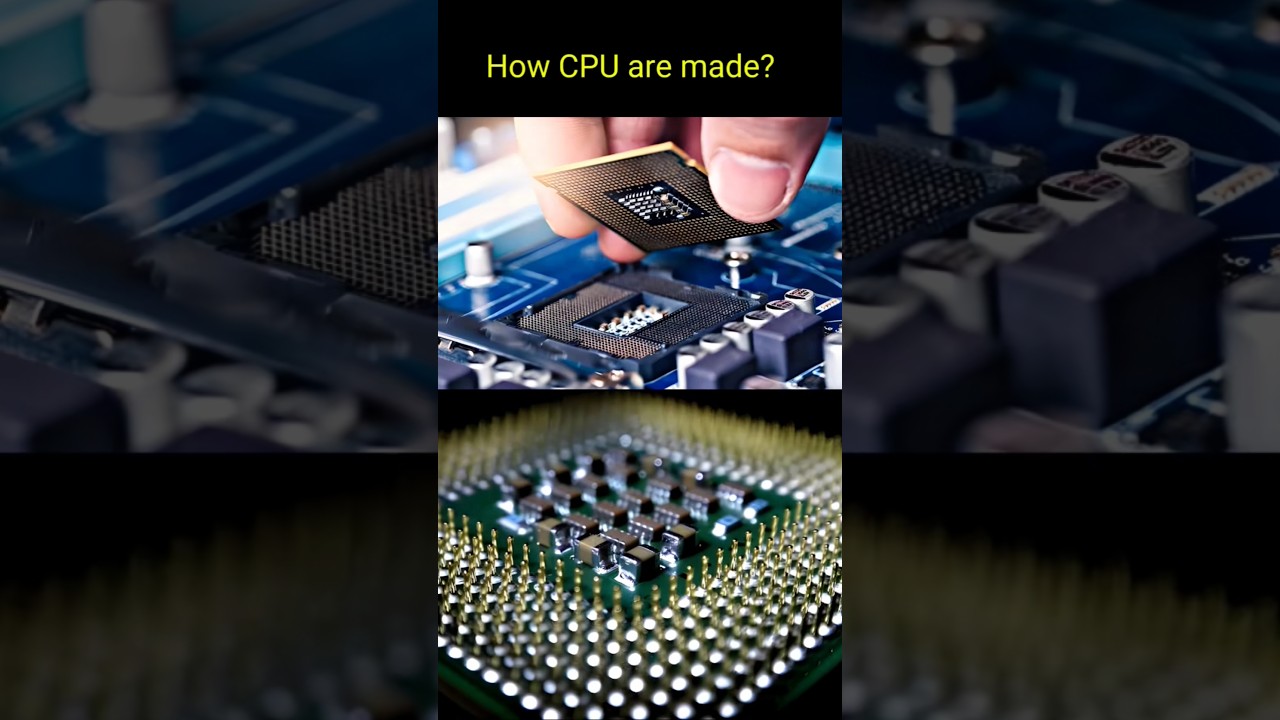 How CPU made with silicone?#science #pc #cpu