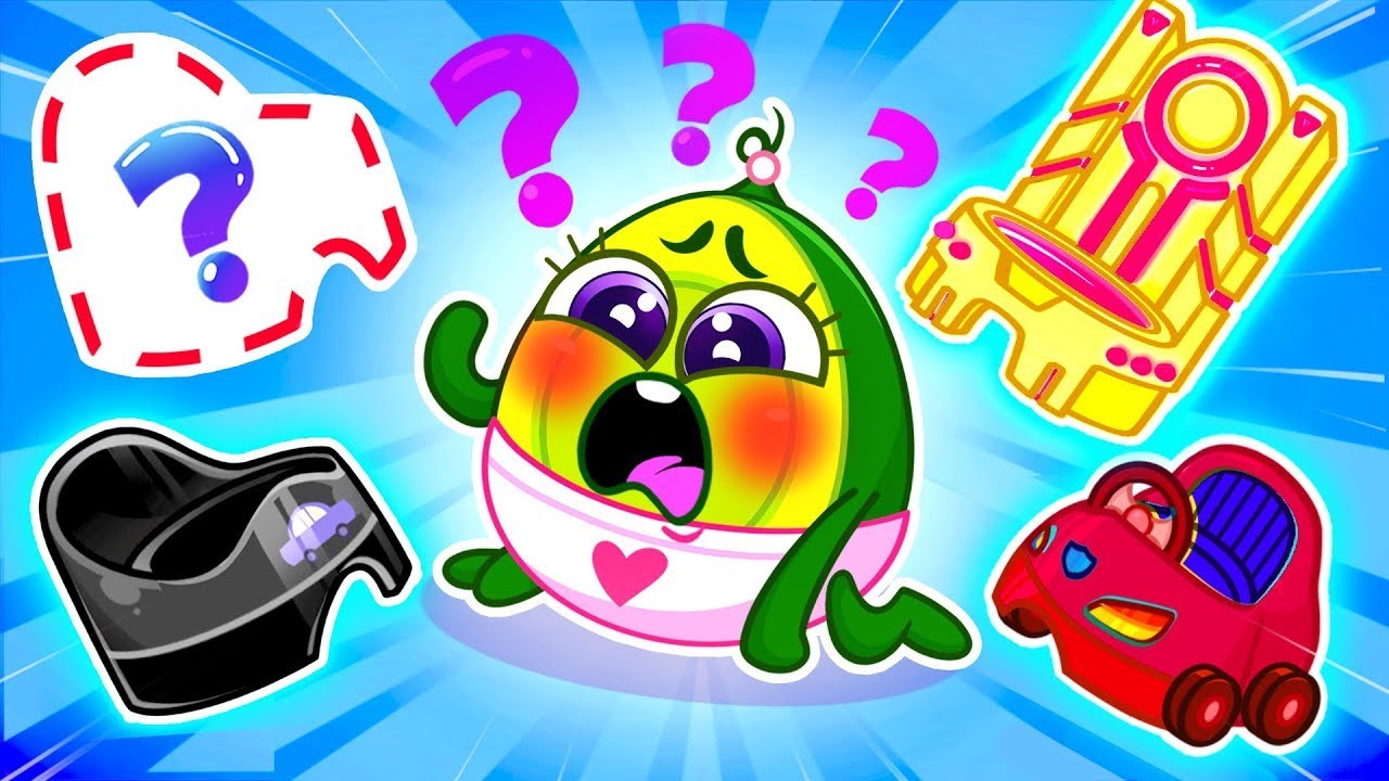 Coc&ocirc; Coc&ocirc;! 🚽🌈 Aprendendo a Usar o Banheiro com Beb&ecirc; Abacate 🧻 Hist&oacute;rias Infantis | Pit e Penny🥑