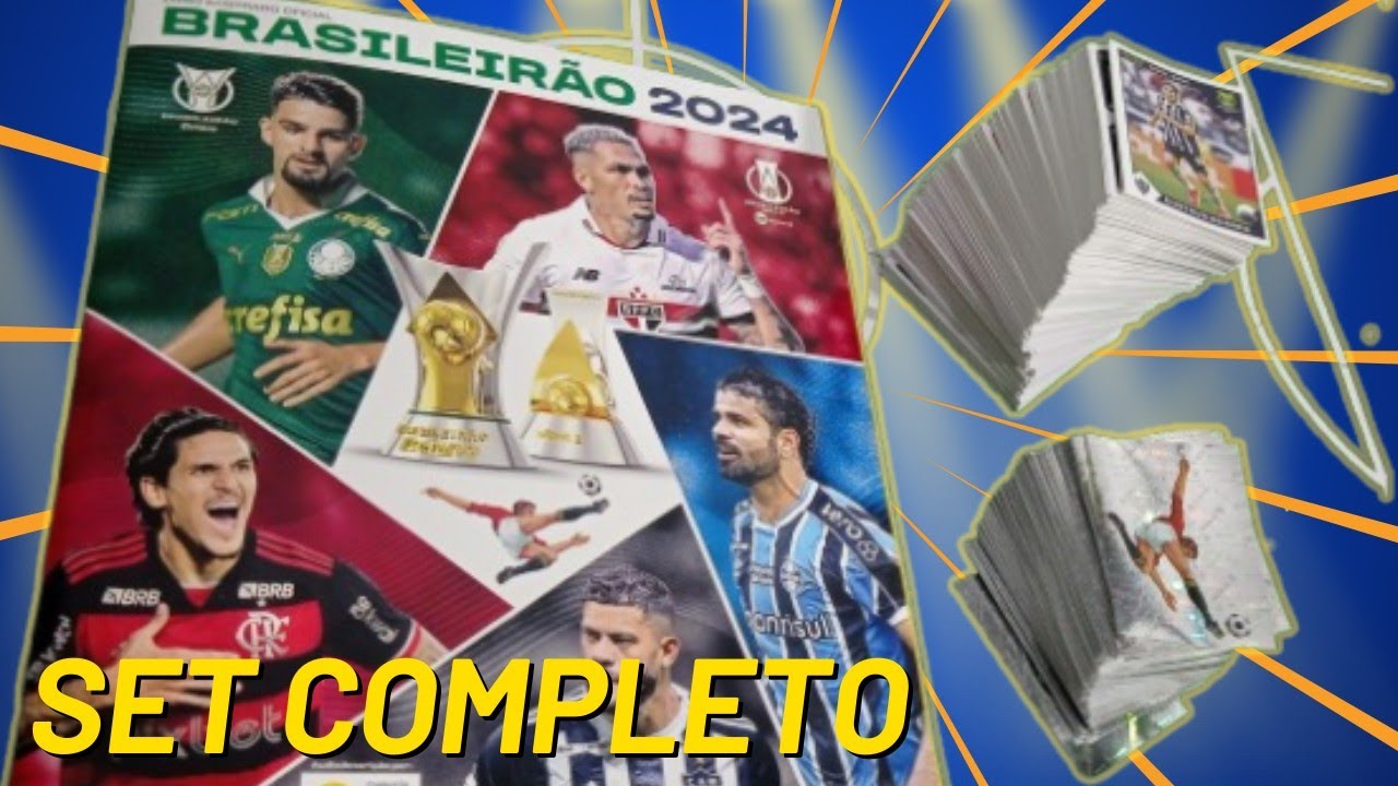 SET COMPLETO - Conheça TODAS as Figurinhas do Álbum do Brasileirão 2024 Encontradas nos Envelopes