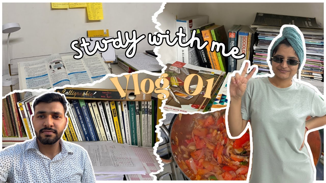 🍵📖First Vlog| 4:30AM ,upsc ,productivity,study motivation ,optional