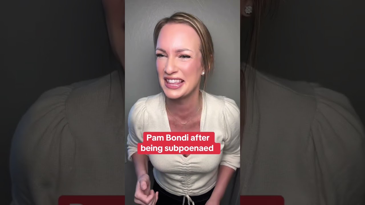 Pam Bondi gets a subpoena :) #duet #pambondi #pedophile #epstein #epsteinfiles #DOJ #attorneygeneral