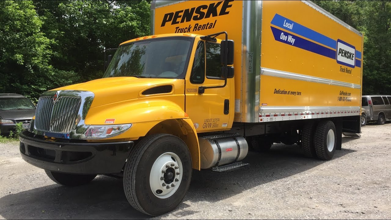 2018 International 4300 22ft Penske Truck Cummins Powered Review