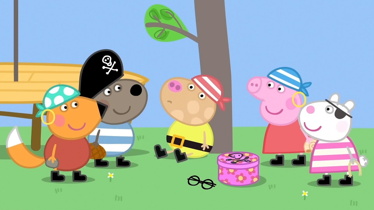Peppa Pig Playground 🏴‍☠️ | Pirate Treasure | Peppa Pig Full Episodes