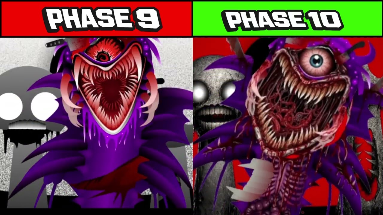 Sprunki phase 9 ggtp vs phase 10 ggtp new by me #sprunki  #incredibox