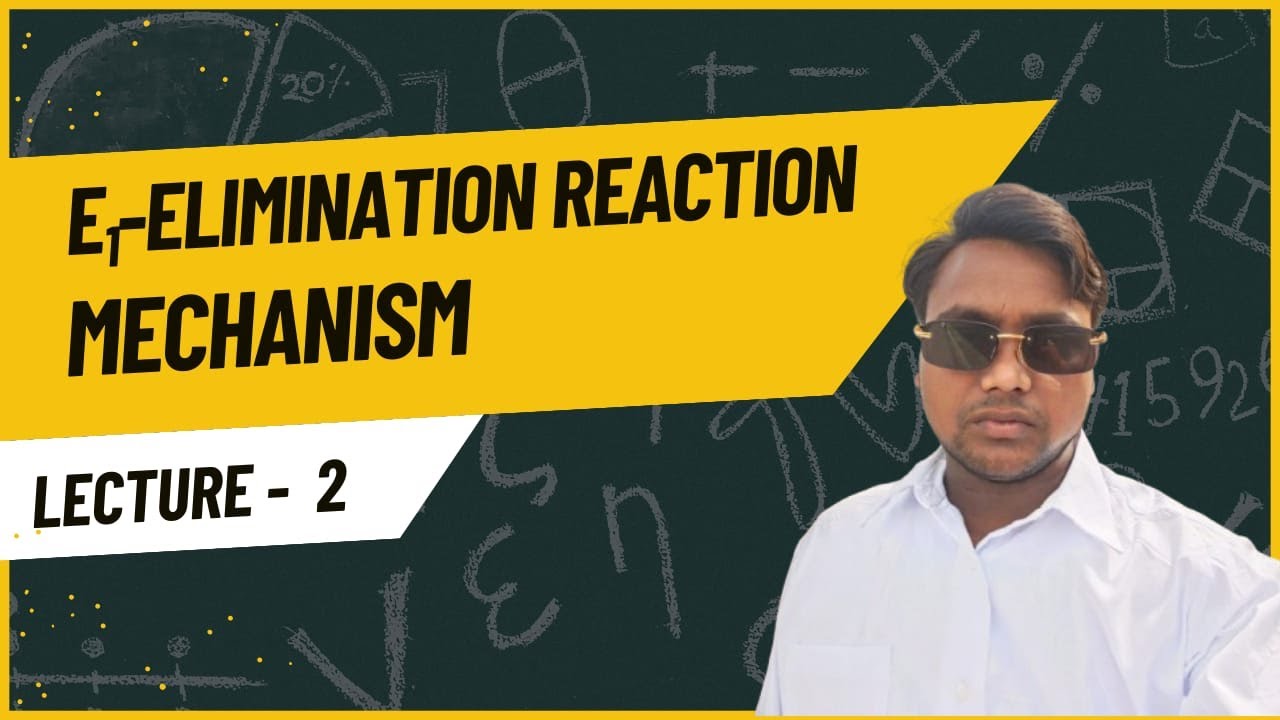 E1 elimination reaction mechanism
