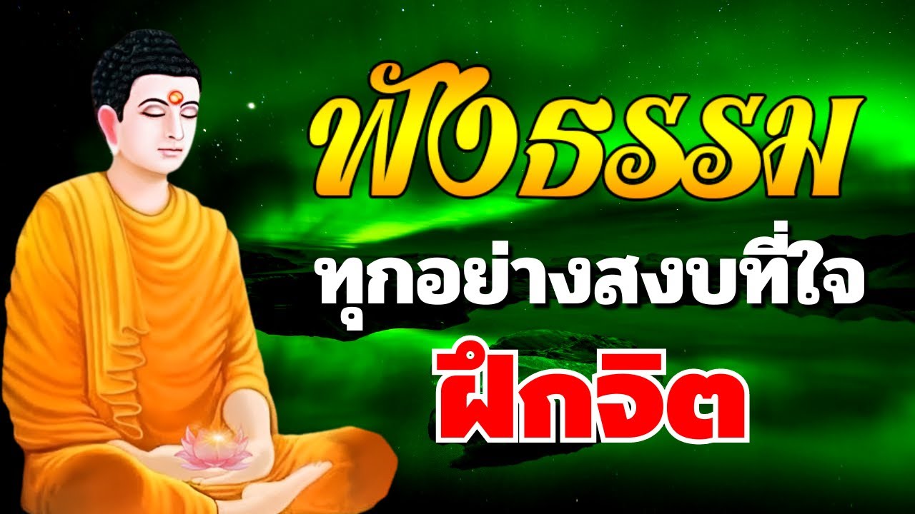 ฟังธรรมก่อนนอน 😴😴 ฝึกจิต อย่าหลงติดกับทุกข์ ทุกอย่างสงบที่ใจ - ฟังธรรมะก่อนนอน Channel