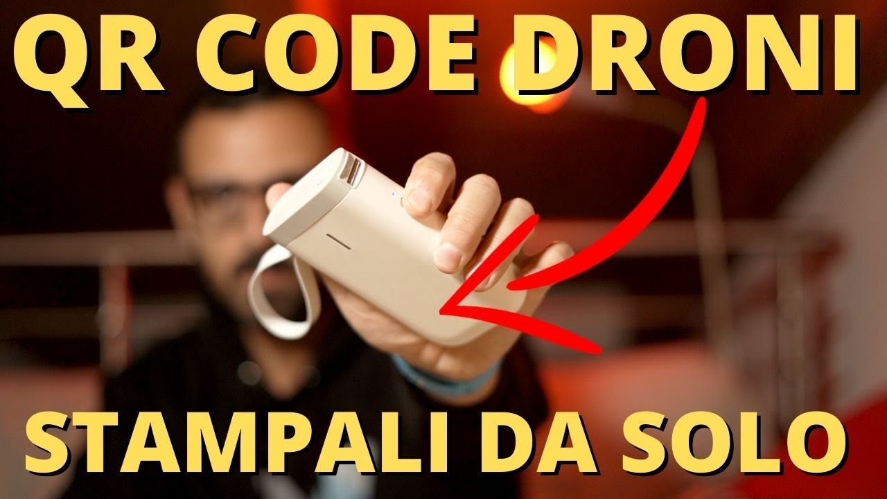 STAMPA i QR CODE D-Flight ADESIVI per il tuo DRONE in maniera SMART