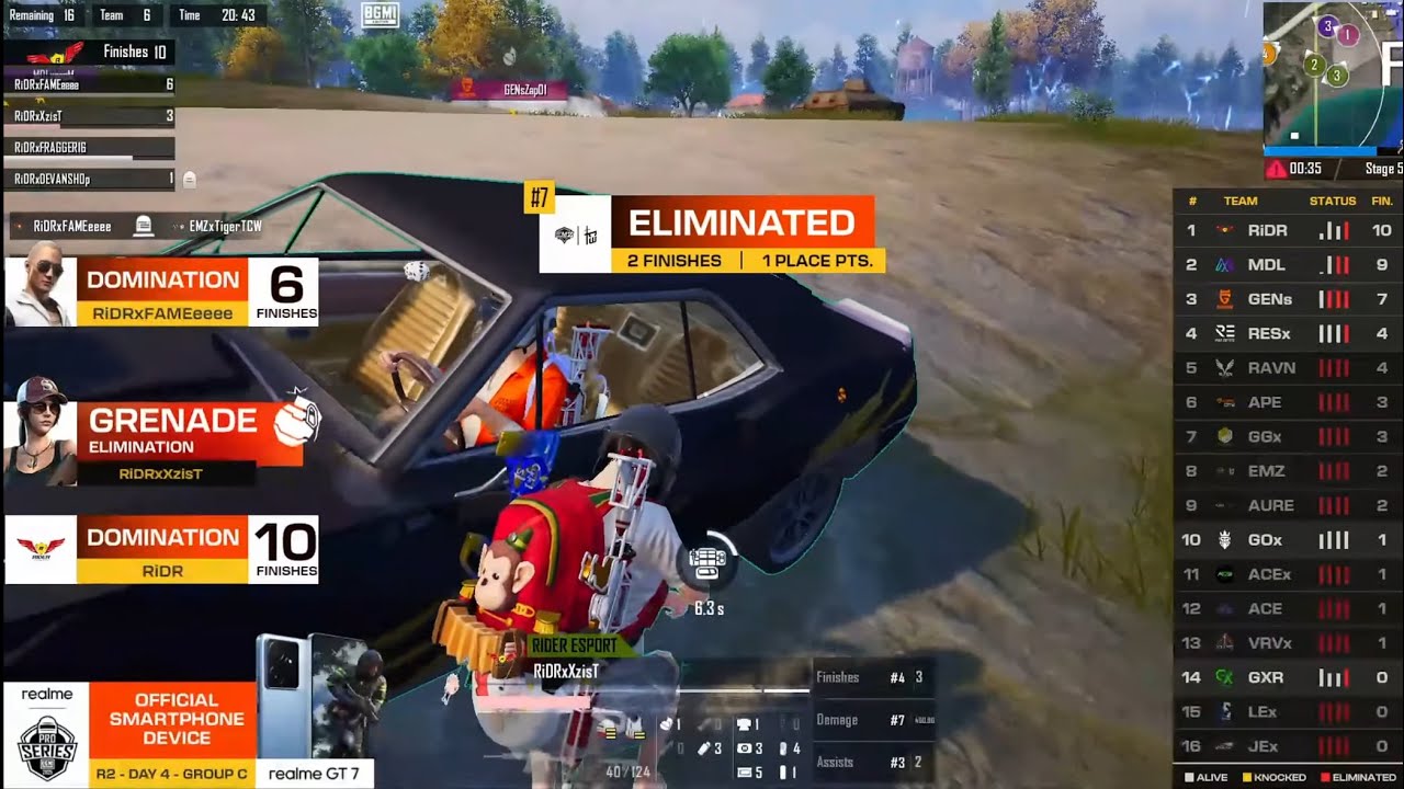 Solo 7 FINISHES| BMPS POV| ROUND 2 💀✅|RiDRxFAMEeeee| RIDER ESPORTS ❤️