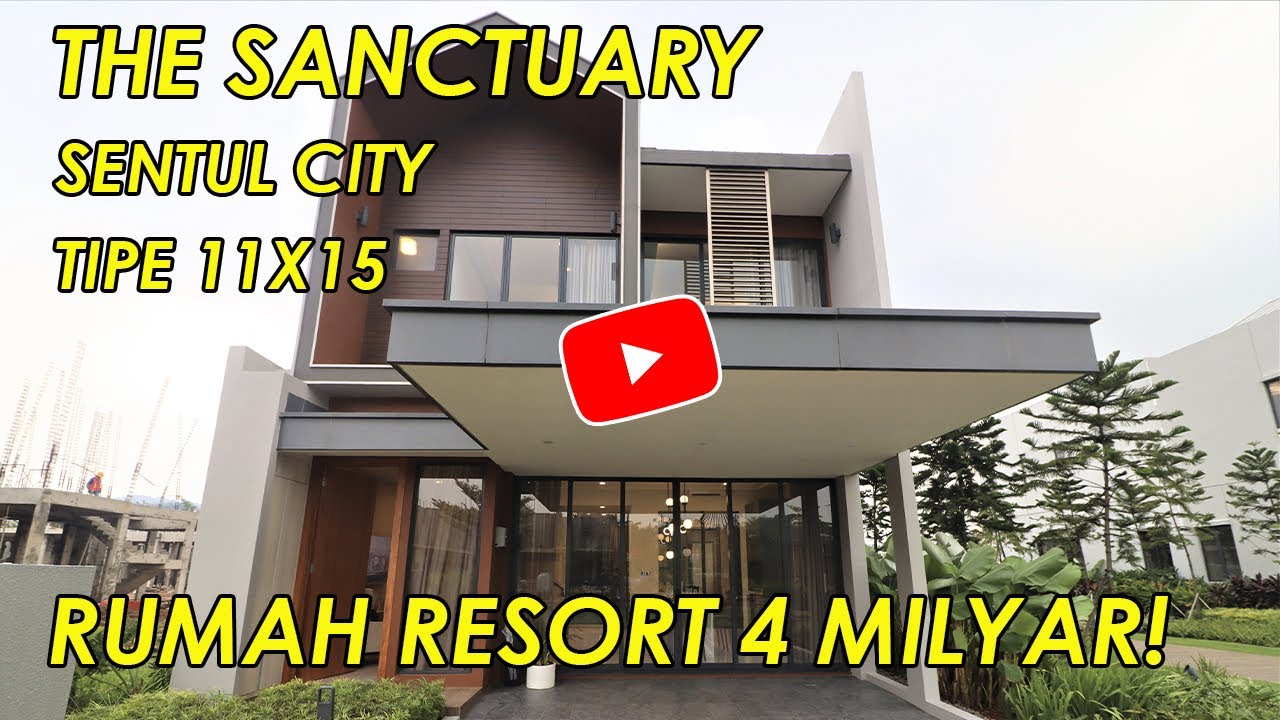 Rumah Resort Mewah Sanctuary Sentul City 11x15 Harga 4 Milyar!