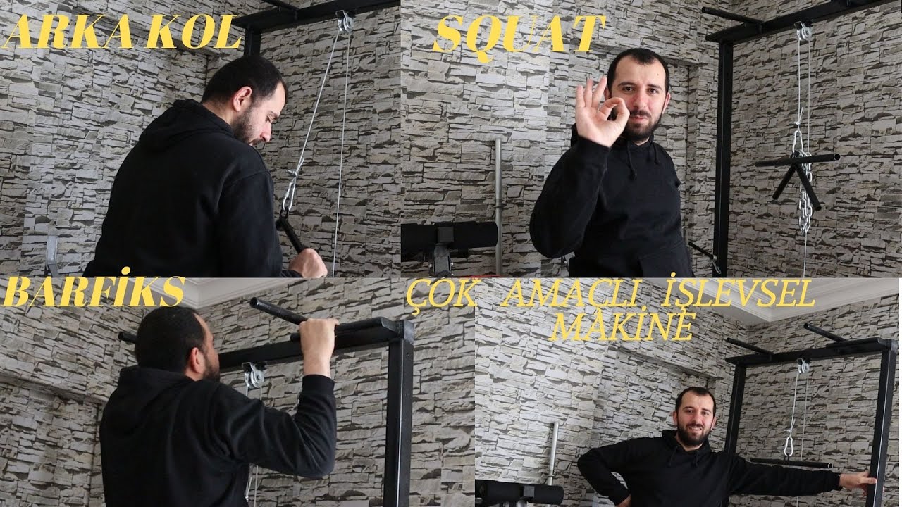 Çok Uygun Fiyata Barfiks , Squat Rack ve Ağırlık Çalışma İstasyonu Yaptırdım ! Spor Salonu Kuruyorum