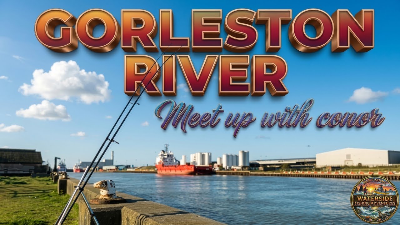 GORLESTON RIVER SEA FISHING! 🎣 | Catching Fish & Large Ships with Conor Shore Angling | Norfolk UK