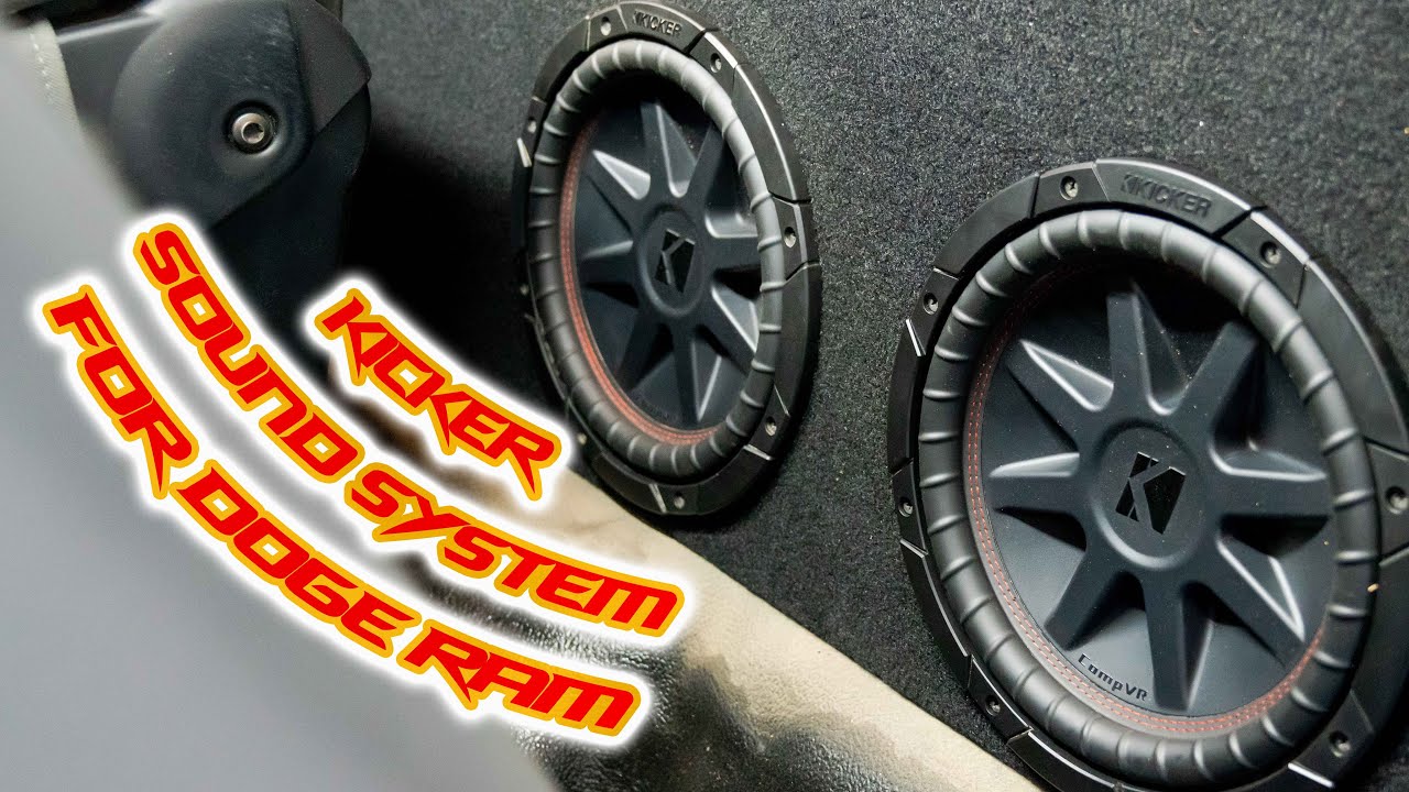 kicker system for dodge ram full install