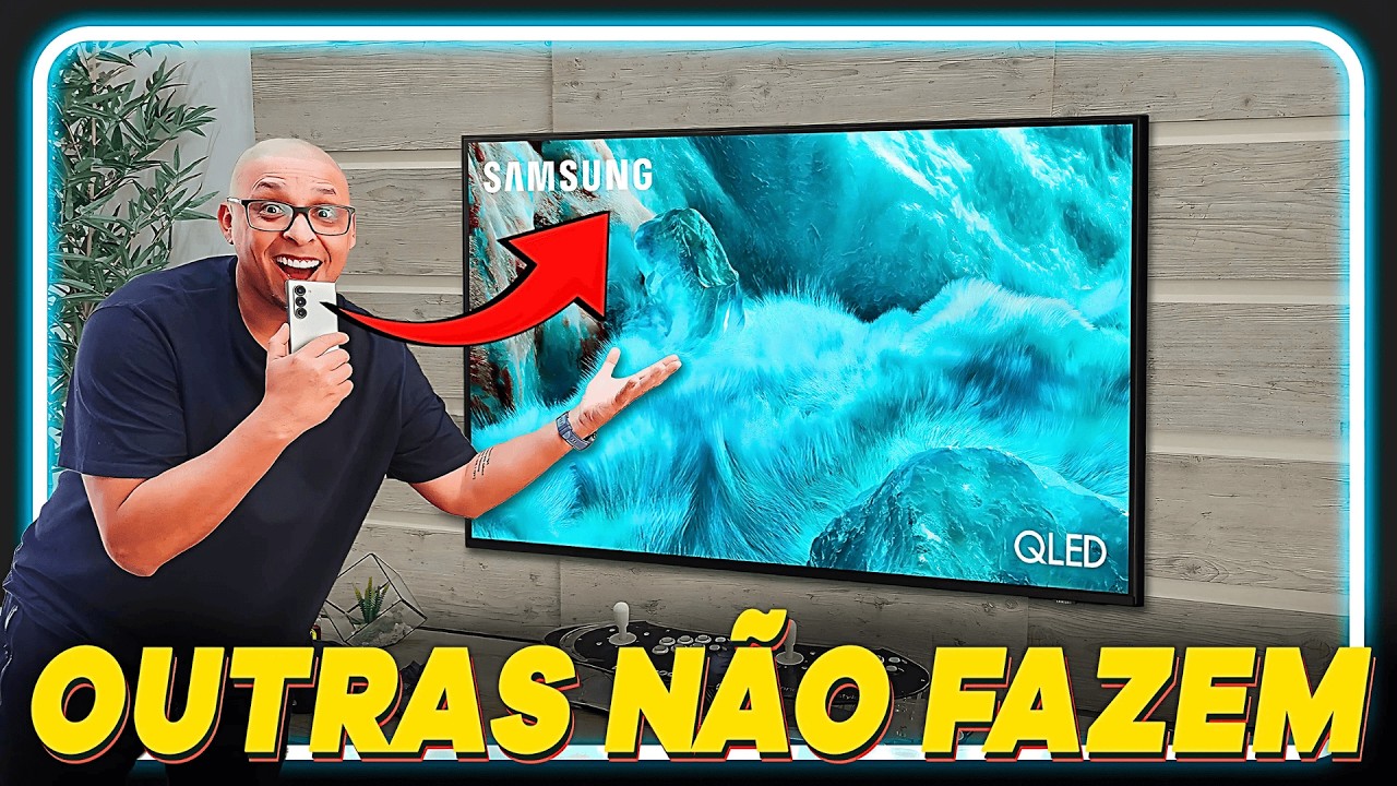 O que ela faz N&Atilde;O V&Iacute; EM OUTRAS! Samsung AI TV 55